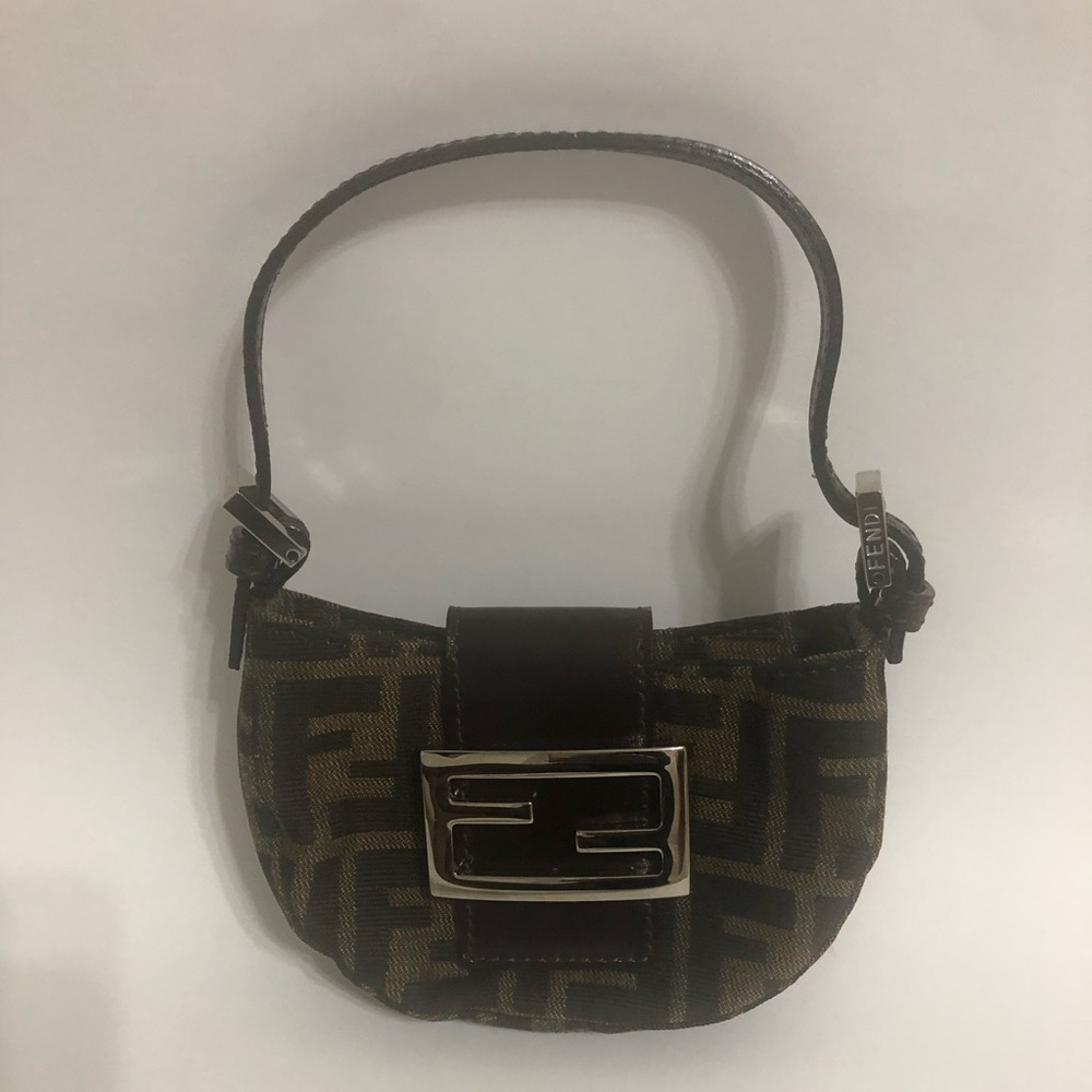 Fendi Zucca Mini Croissant Handbag